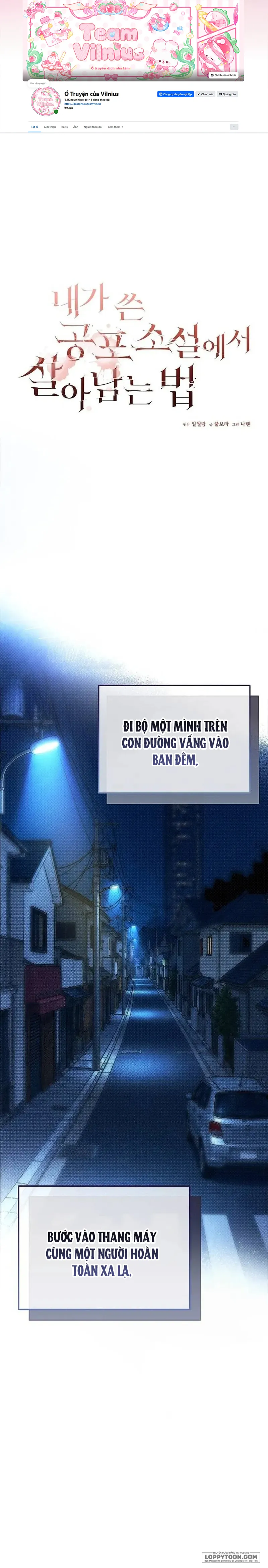 Cách Sống Sót Trong Tiểu Thuyết Kinh Dị Do Chính Tôi Viết Chap 1 - trang 1
