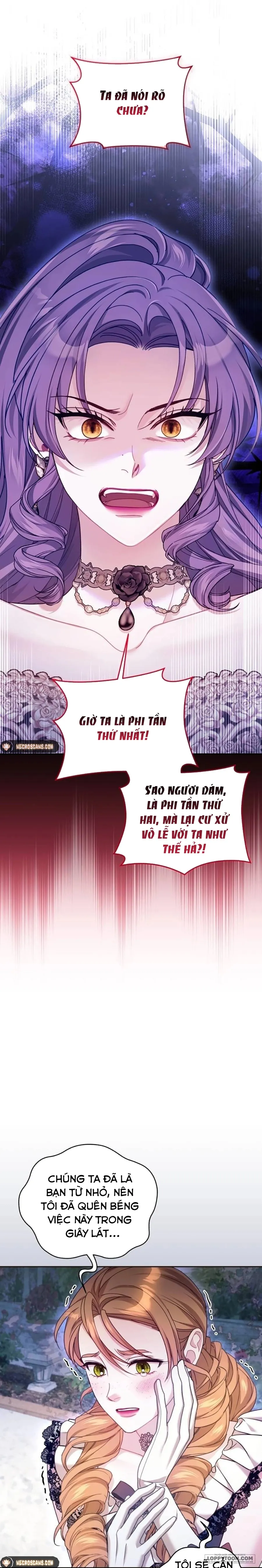 Tôi Đã Trải Qua Đêm Đầu Tiên Dù Chỉ Là Hoàng Hậu Thay Thế Chap 18 - trang 7