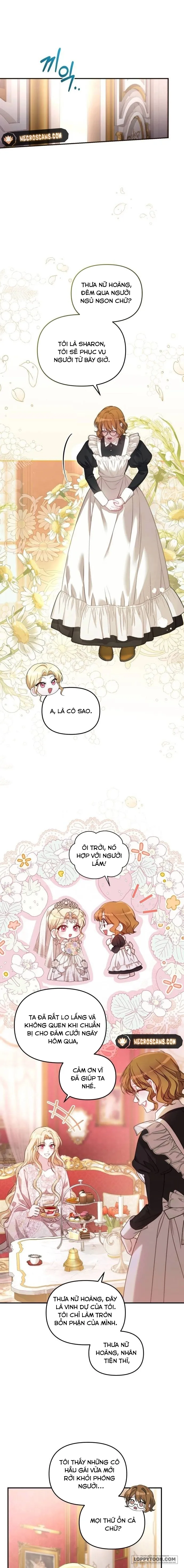 Tôi Đã Trải Qua Đêm Đầu Tiên Dù Chỉ Là Hoàng Hậu Thay Thế Chap 4 - trang 11