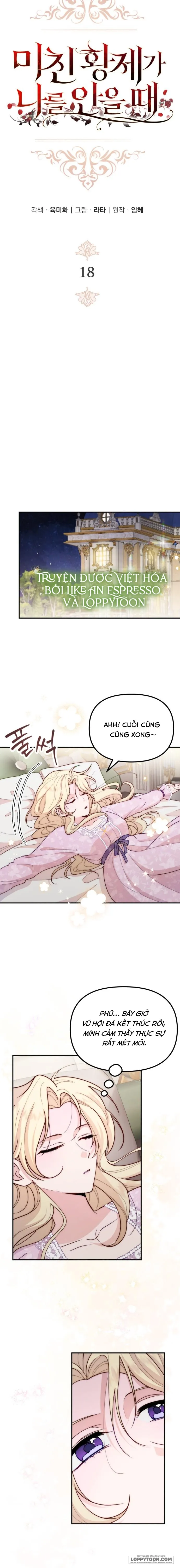 Hoàng Đế Điên Cuồng Ôm Lấy Tôi Chap 18 - trang 3