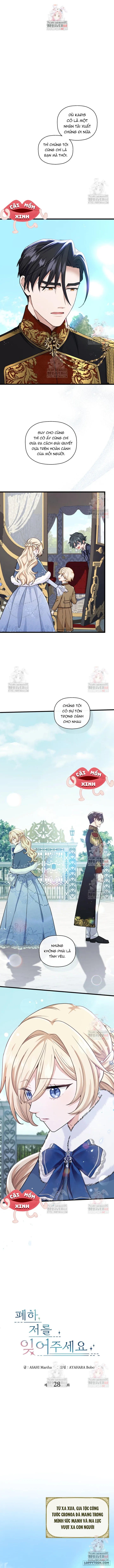 Bệ Hạ, Xin Hãy Quên Tôi Đi Chap 28 - trang 1