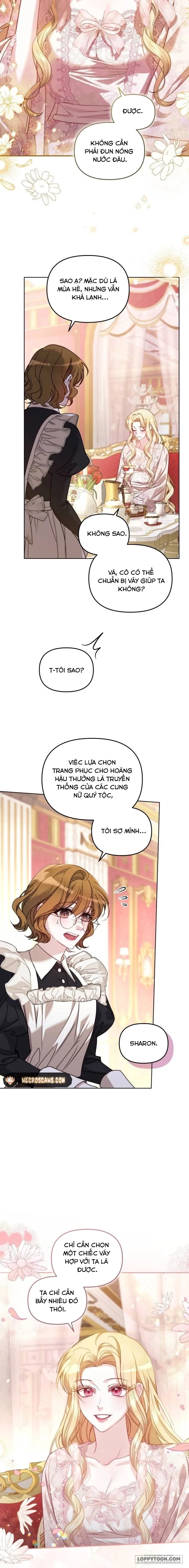 Tôi Đã Trải Qua Đêm Đầu Tiên Dù Chỉ Là Hoàng Hậu Thay Thế Chap 4 - trang 14