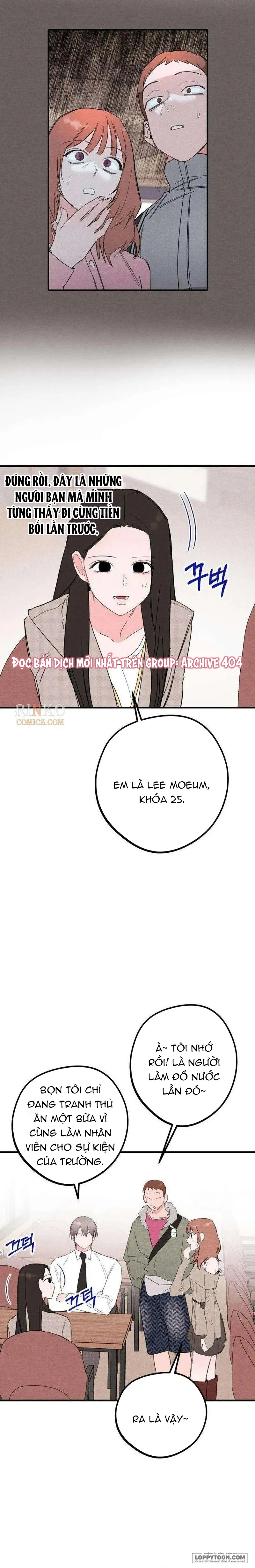 Bộ Mặt Che Giấu Của Tiền Bối Hoàn Hảo Chap 7 - Khoảng khắc khiến trái tim rung động - trang 6