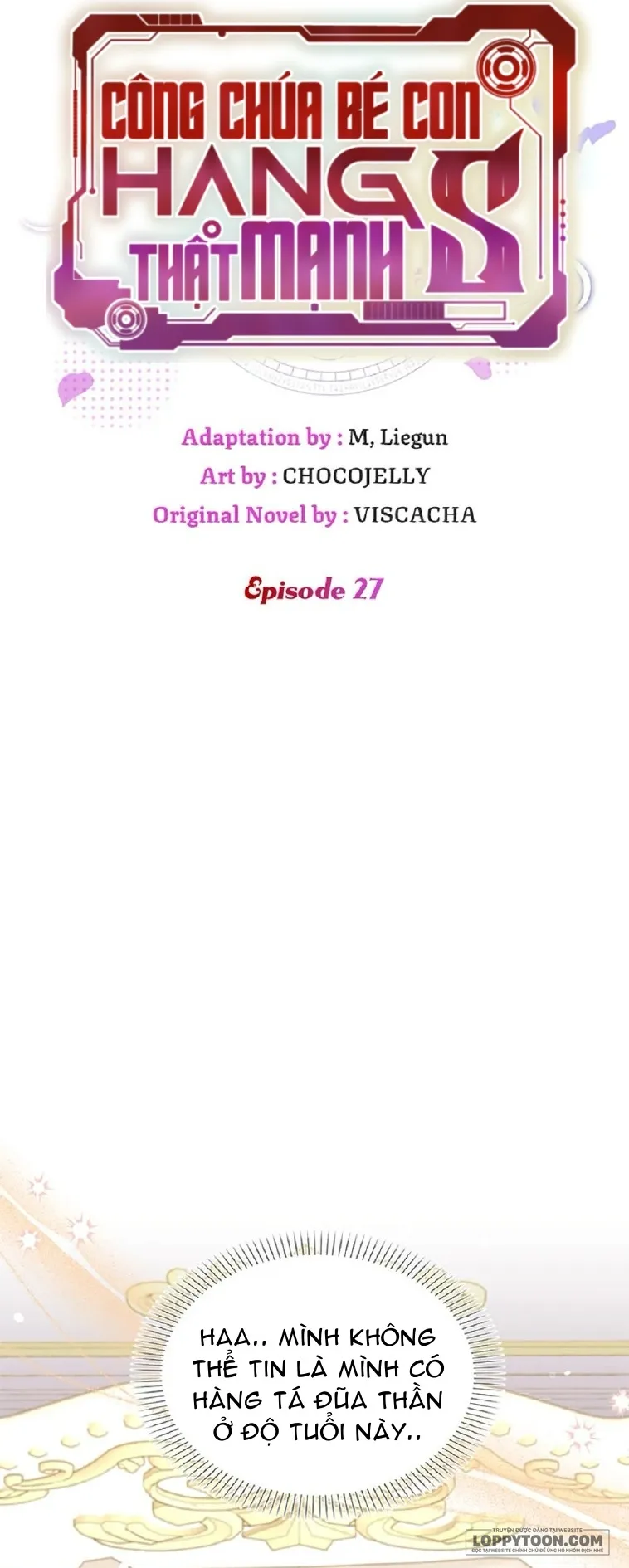 Công Chúa Bé Con Hạng S Thật Mạnh Chap 27 - trang 22
