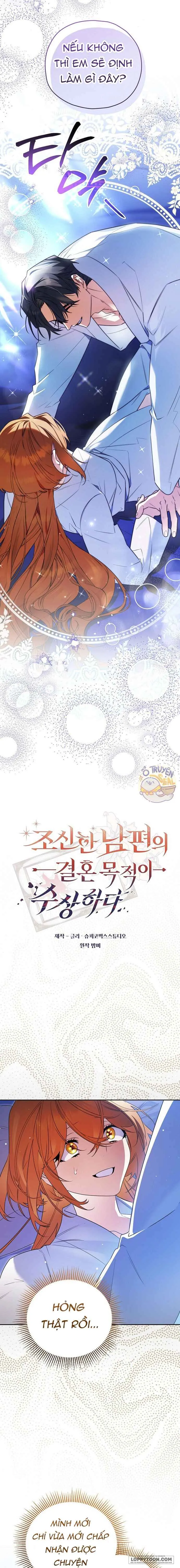 Mục Đích Kết Hôn Của Người Chồng Mẫu Mực Thật Đáng Ngờ Chap 5 - trang 6