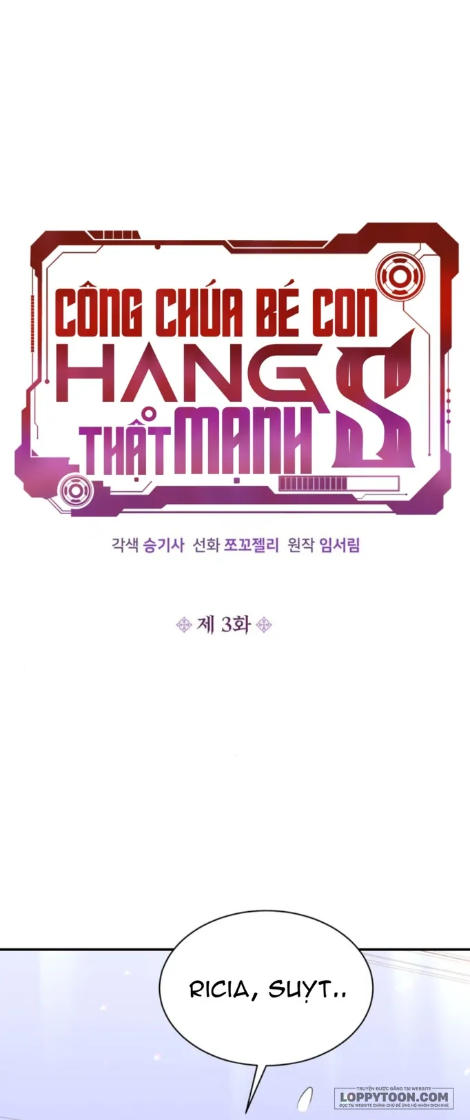 Công Chúa Bé Con Hạng S Thật Mạnh Chap 3 - trang 12