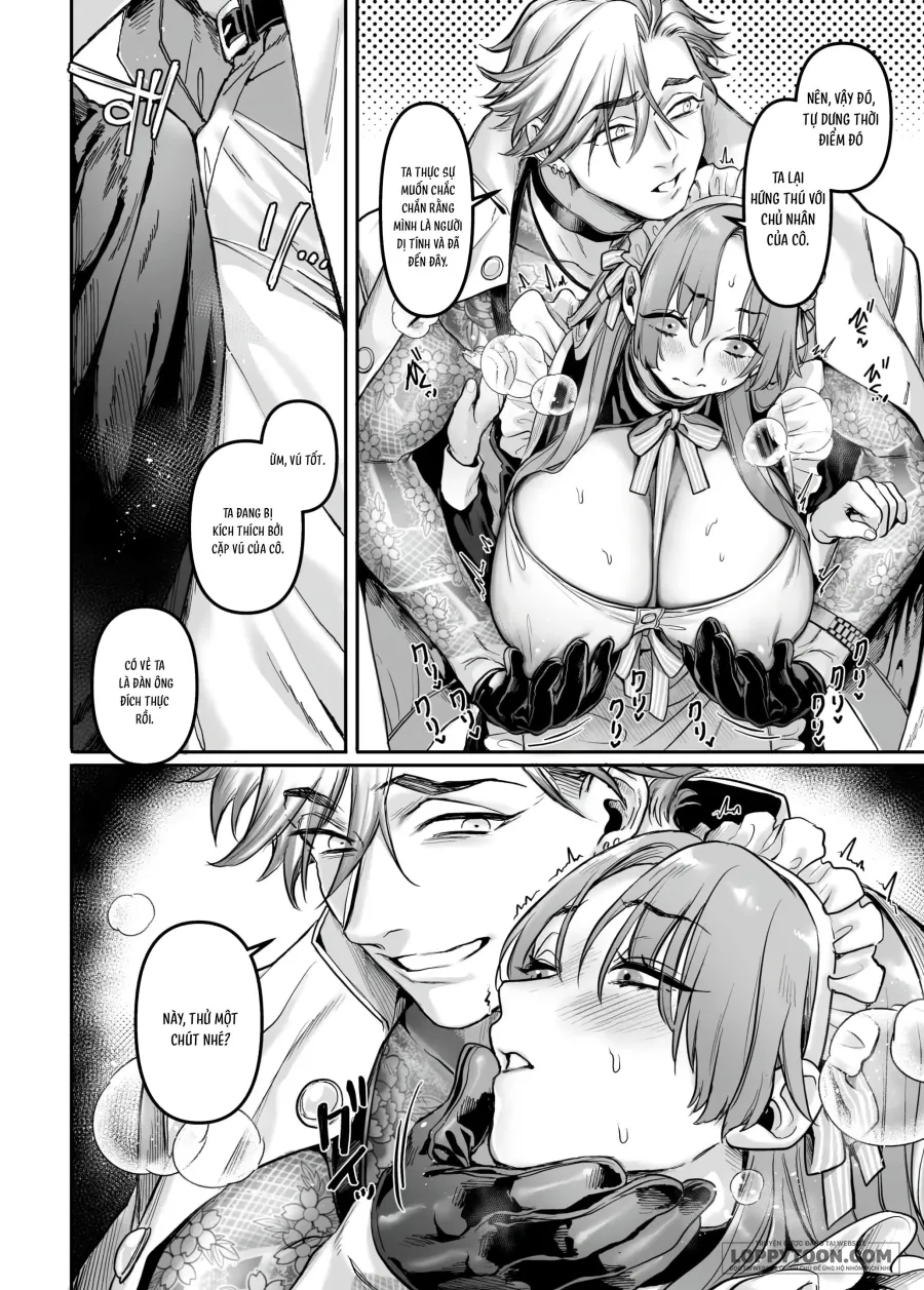 [18+] RTA Trả Nợ Của Nữ Điệp Viên Và Anh Chàng Hầu Gái! Chap 1.4 - trang 37