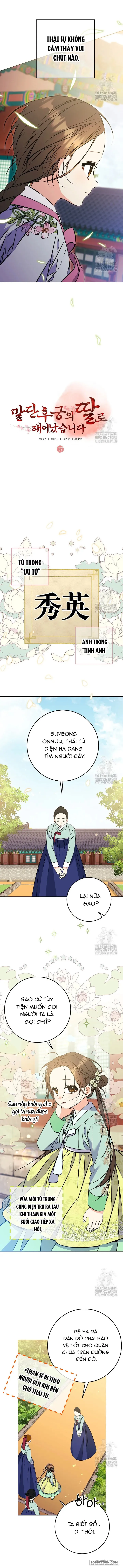Tôi Sinh Ra Là Con Gái Của Một Cung Phi Hèn Mọn Chap 37 - trang 6