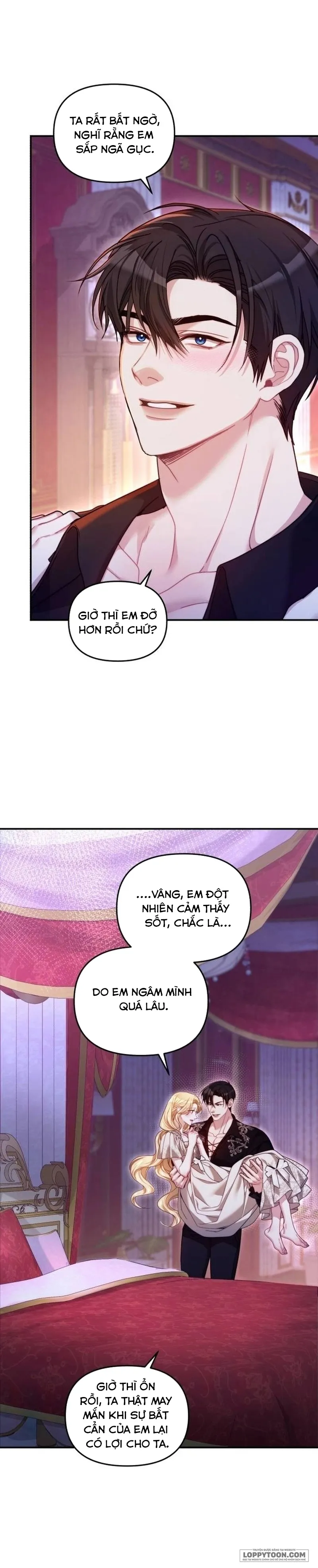 Tôi Đã Trải Qua Đêm Đầu Tiên Dù Chỉ Là Hoàng Hậu Thay Thế Chap 7 - trang 30