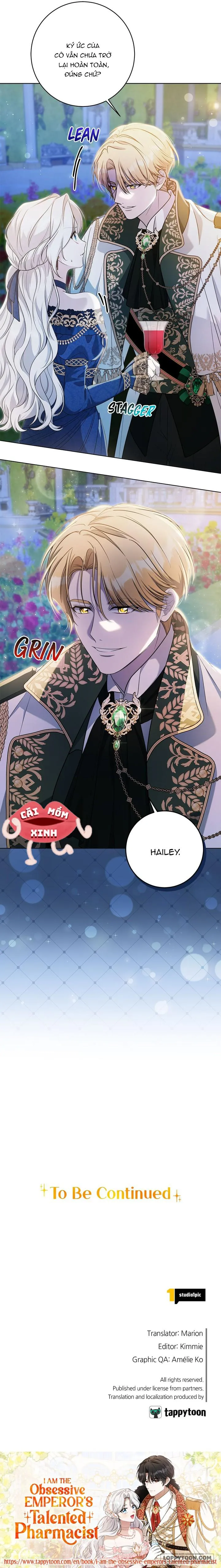 Nữ Dược Sư Của Vị Hoàng Đế Si Tình Chap 21 - trang 11