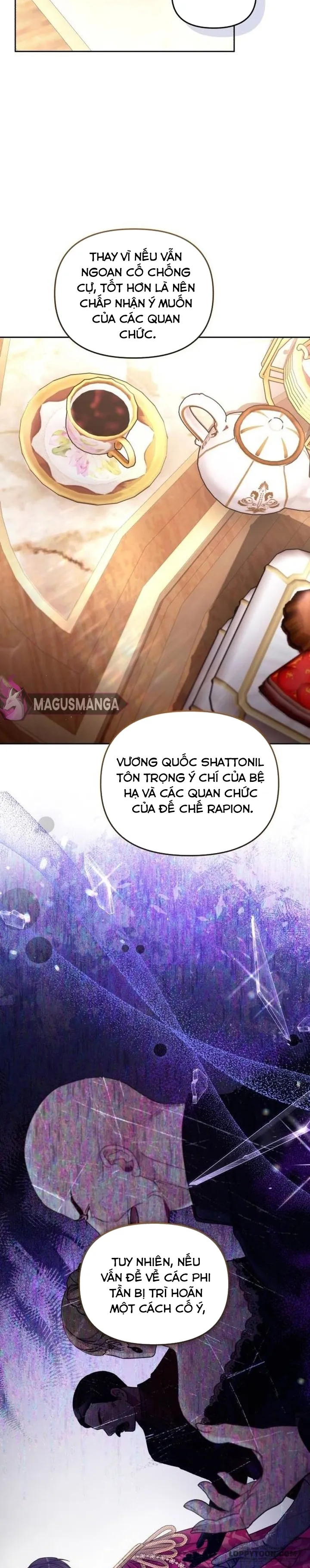Tôi Đã Trải Qua Đêm Đầu Tiên Dù Chỉ Là Hoàng Hậu Thay Thế Chap 9 - trang 26