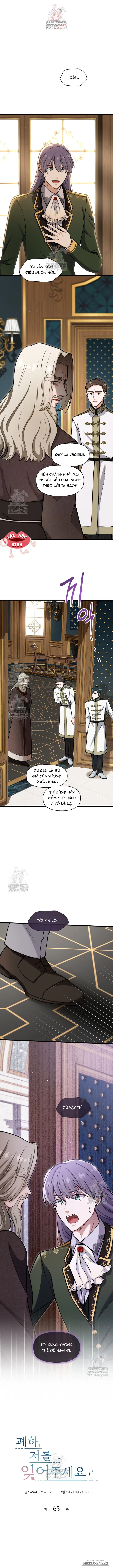 Bệ Hạ, Xin Hãy Quên Tôi Đi Chap 65 - trang 1