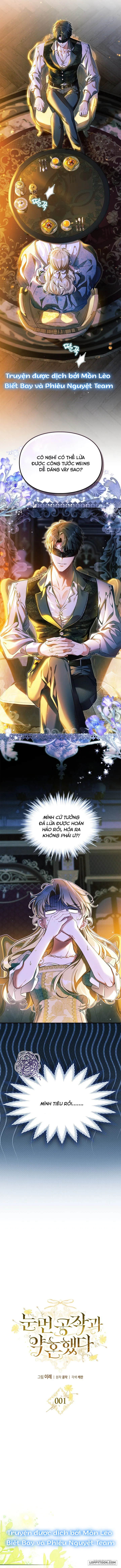 Tôi Đã Đính Hôn Với Vị Công Tước Mù Chap 1 - trang 5