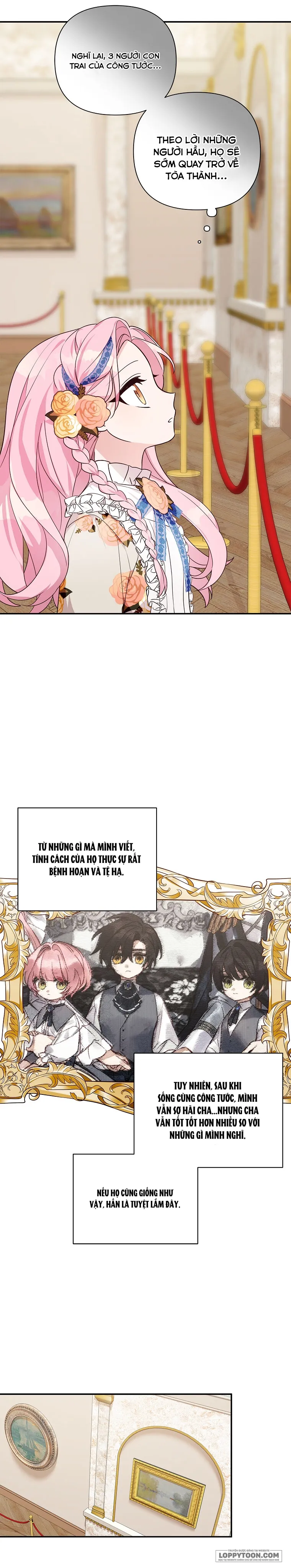 Tôi Đã Trở Thành Con Gái Út Của Công Tước Phản Diện Chap 8 - trang 13