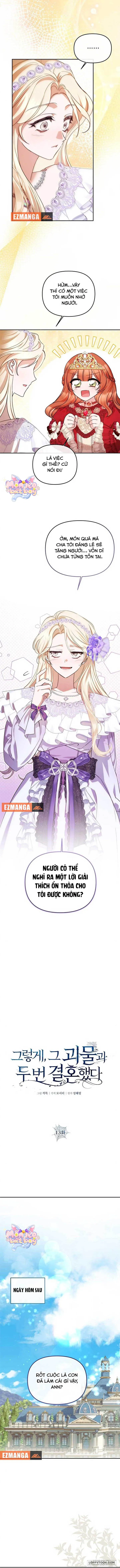 Lần Thứ Hai Tôi Kết Hôn Với Quái Vật Chap 13 - trang 5
