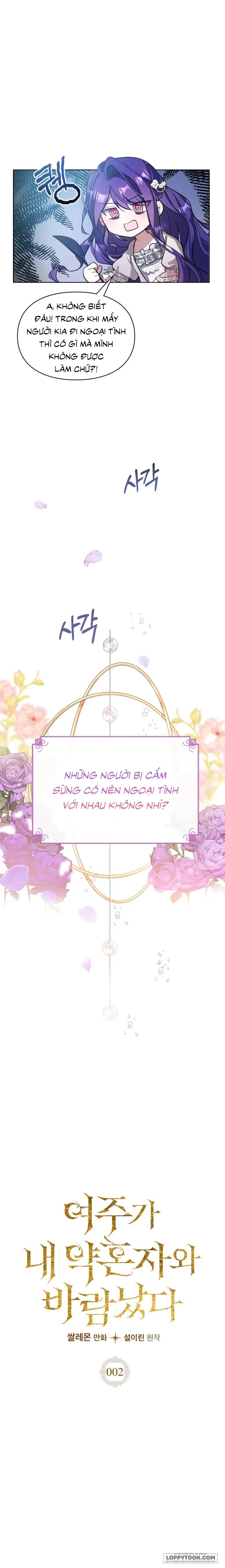 Nữ Chính Ngoại Tình Với Vị Hôn Phu Của Tôi Chap 2 - trang 10