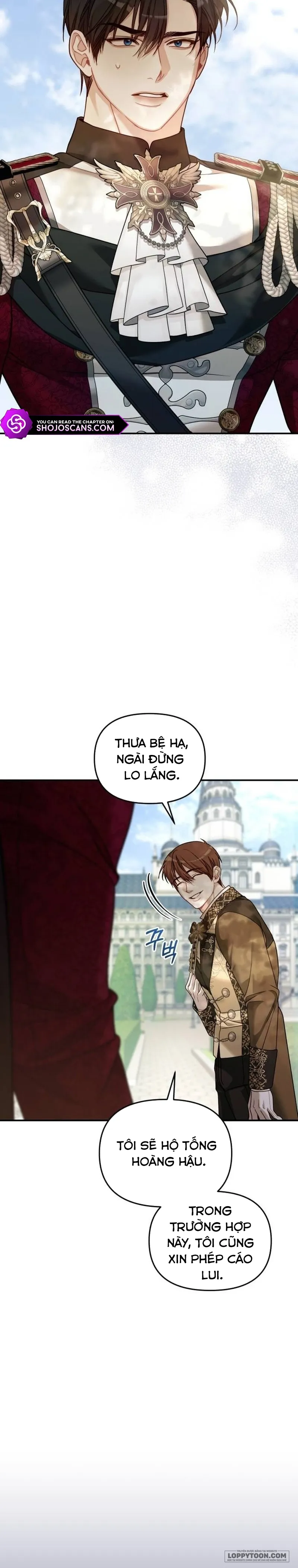 Tôi Đã Trải Qua Đêm Đầu Tiên Dù Chỉ Là Hoàng Hậu Thay Thế Chap 11 - trang 3