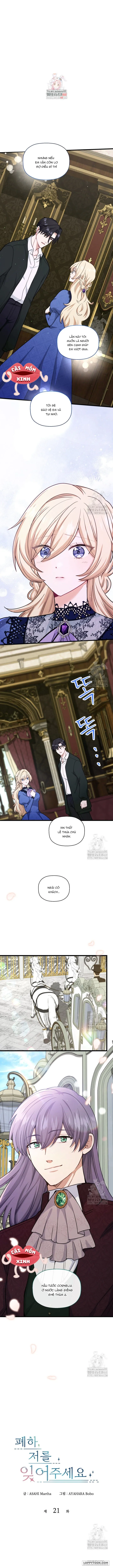 Bệ Hạ, Xin Hãy Quên Tôi Đi Chap 21 - trang 1