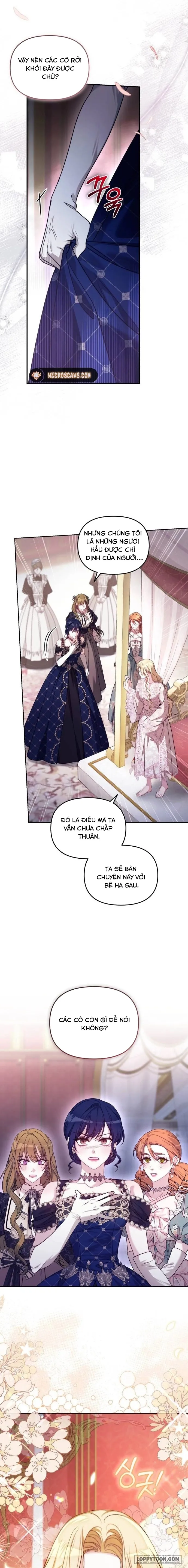 Tôi Đã Trải Qua Đêm Đầu Tiên Dù Chỉ Là Hoàng Hậu Thay Thế Chap 4 - trang 9