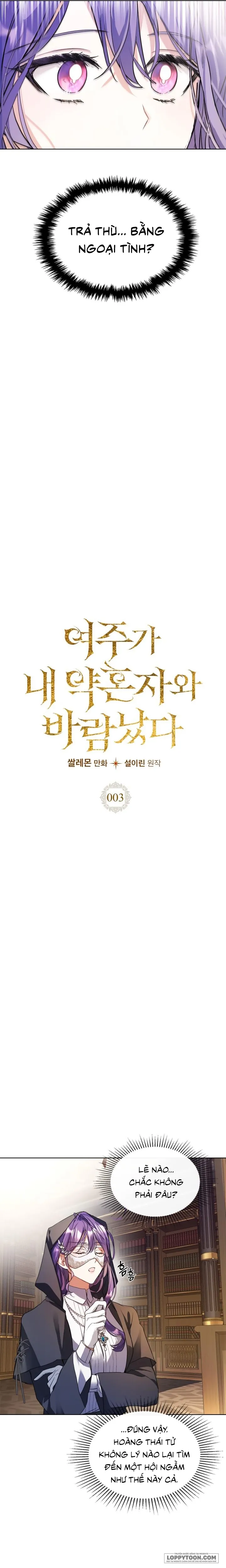Nữ Chính Ngoại Tình Với Vị Hôn Phu Của Tôi Chap 3 - trang 5
