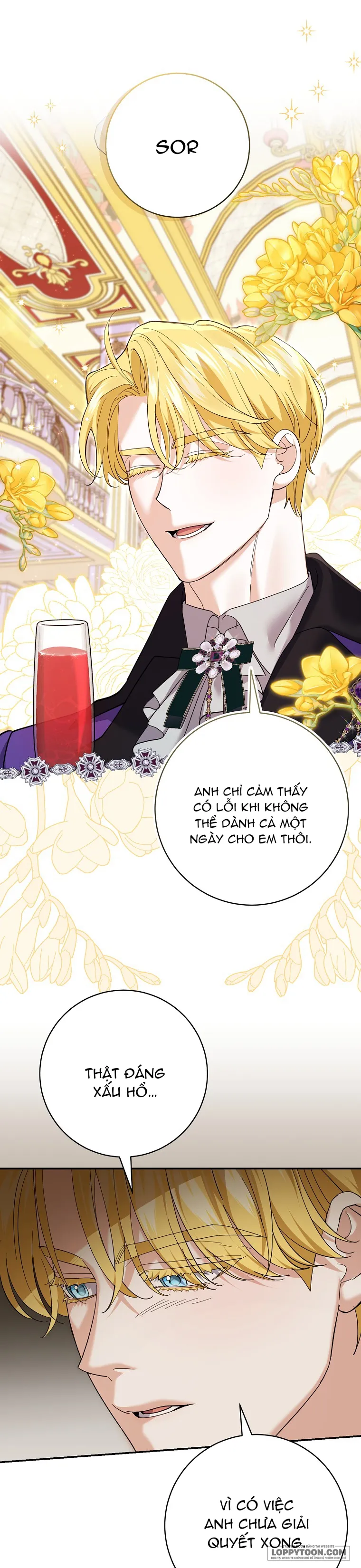 Vị Hôn Phu Phản Diện Cản Trở Con Đường Hoa Của Tôi Chap 27 - trang 3