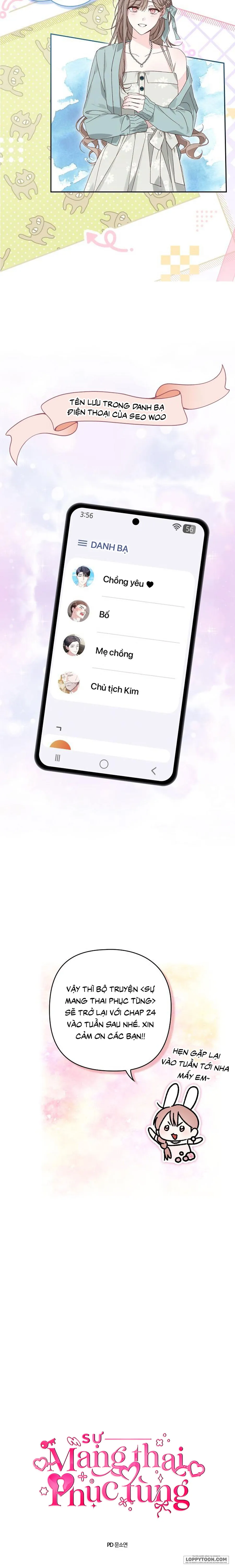 Sự Mang Thai Phục Tùng Chap 23.5 - trang 3