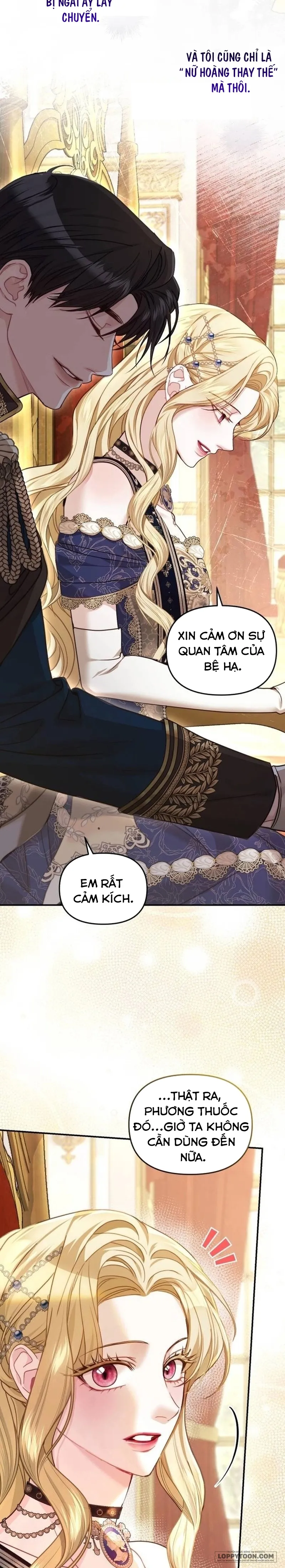 Tôi Đã Trải Qua Đêm Đầu Tiên Dù Chỉ Là Hoàng Hậu Thay Thế Chap 7 - trang 5