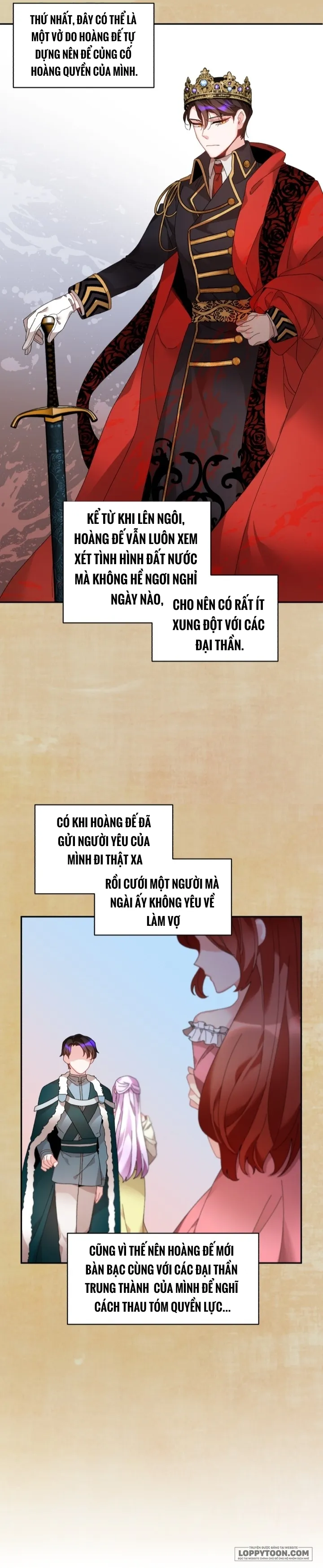 Tôi Không Muốn Trở Thành Hoàng Hậu Chap 44 - trang 3