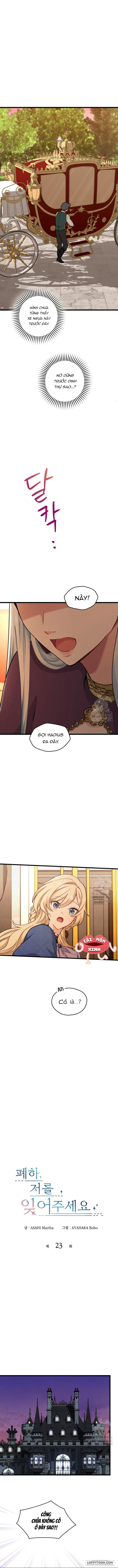 Bệ Hạ, Xin Hãy Quên Tôi Đi Chap 23 - trang 1