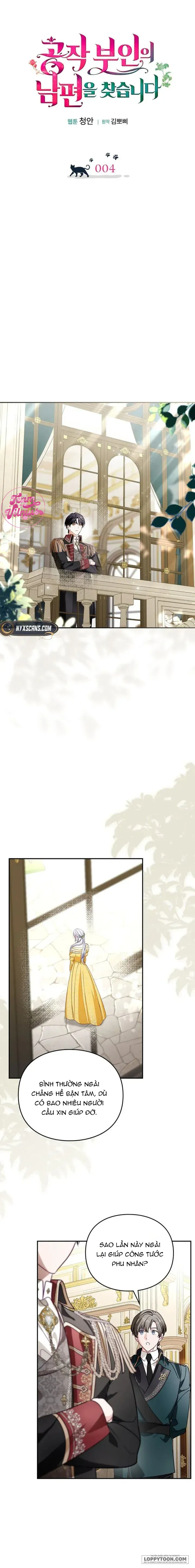 Công Tước Phu Nhân Đang Tìm Chồng Chap 4 - trang 10