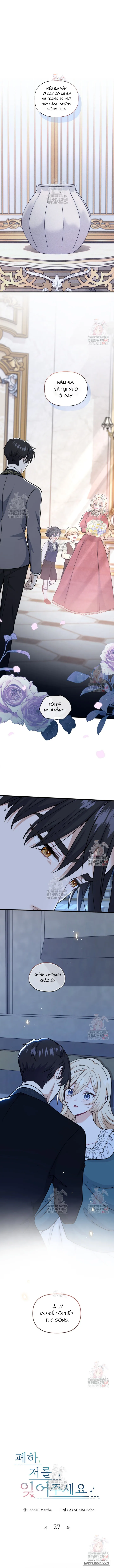 Bệ Hạ, Xin Hãy Quên Tôi Đi Chap 27 - trang 1