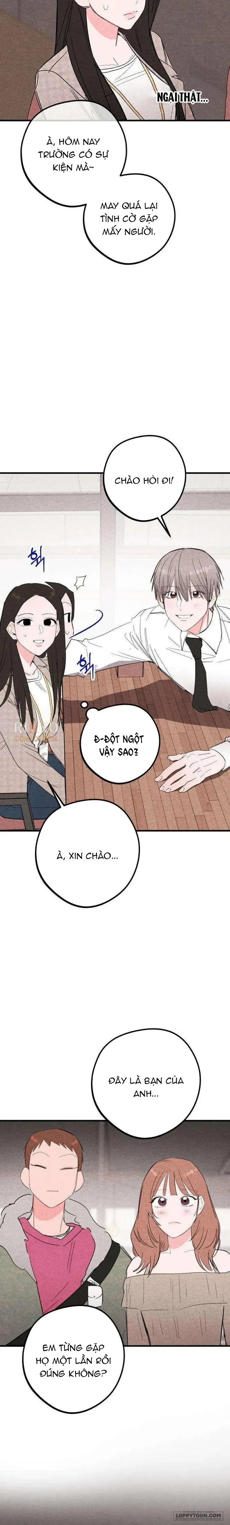 Bộ Mặt Che Giấu Của Tiền Bối Hoàn Hảo Chap 7 - Khoảng khắc khiến trái tim rung động - trang 5