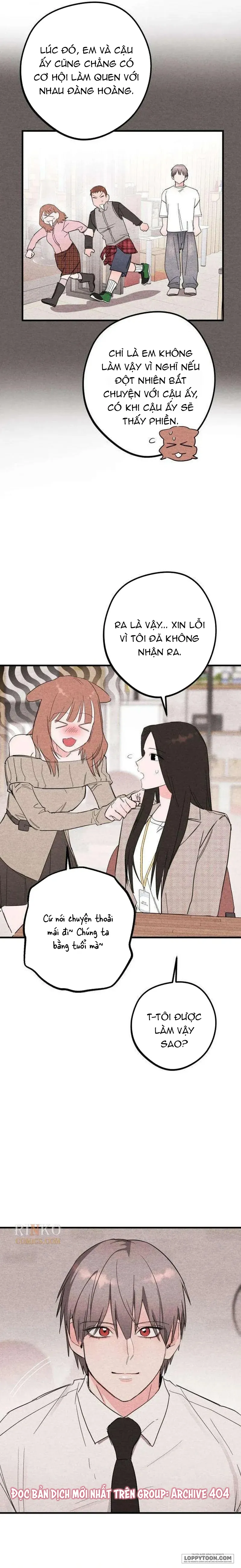 Bộ Mặt Che Giấu Của Tiền Bối Hoàn Hảo Chap 7 - Khoảng khắc khiến trái tim rung động - trang 8