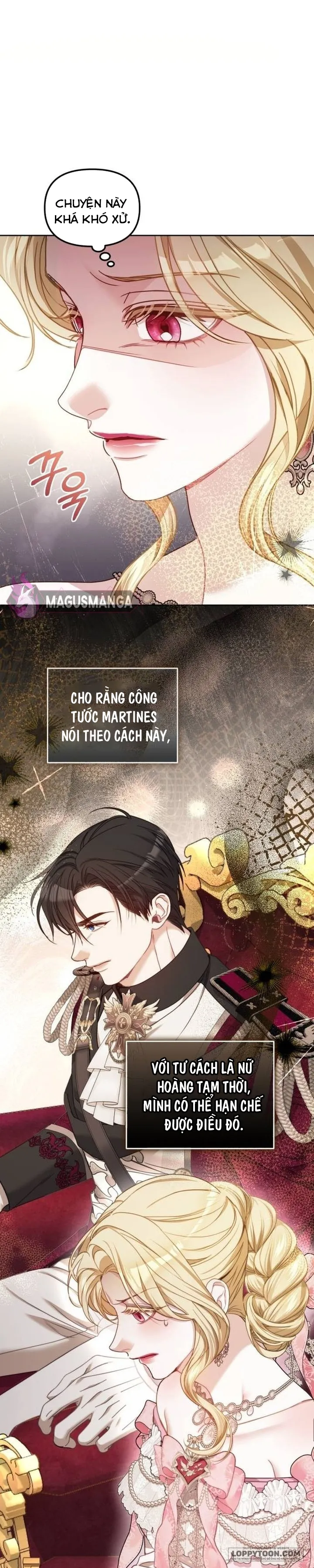 Tôi Đã Trải Qua Đêm Đầu Tiên Dù Chỉ Là Hoàng Hậu Thay Thế Chap 9 - trang 29
