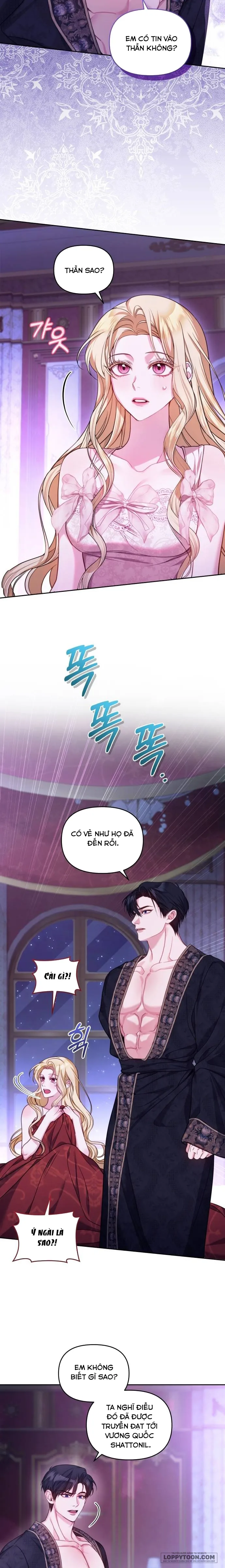 Tôi Đã Trải Qua Đêm Đầu Tiên Dù Chỉ Là Hoàng Hậu Thay Thế Chap 2 - trang 9