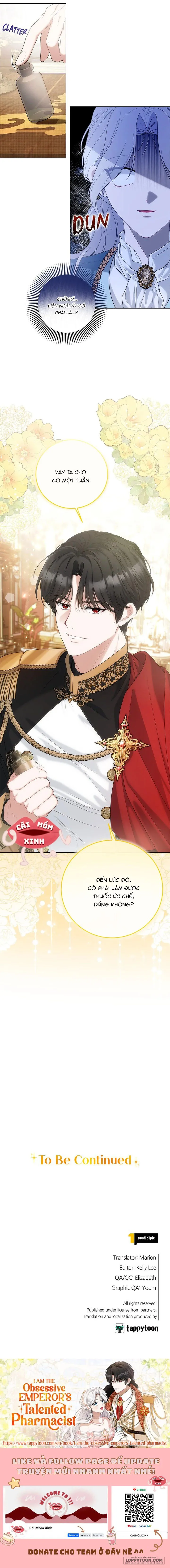 Nữ Dược Sư Của Vị Hoàng Đế Si Tình Chap 2 - trang 11