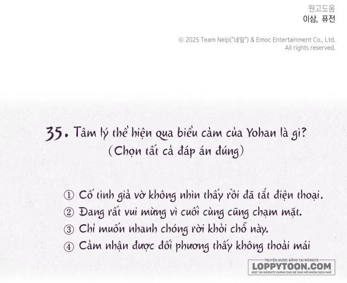 Trắc Nghiệm 4 Lựa Chọn Chap 35 - trang 67