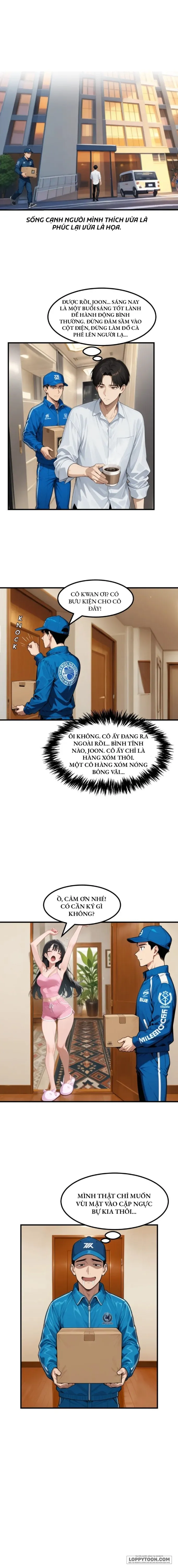 [KHÔNG CHE] Lời nguyền của người hàng xóm Chap 1 - trang 1