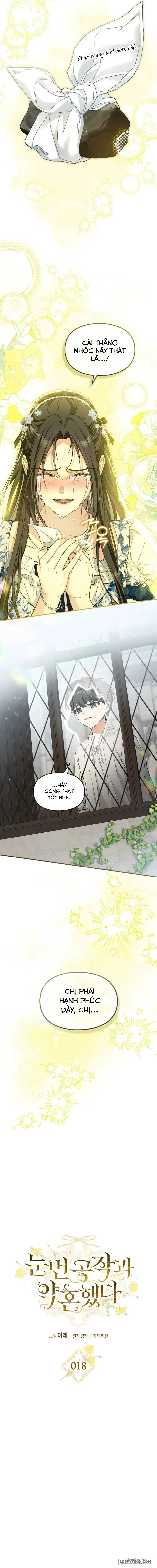 Tôi Đã Đính Hôn Với Vị Công Tước Mù Chap 18 - trang 10