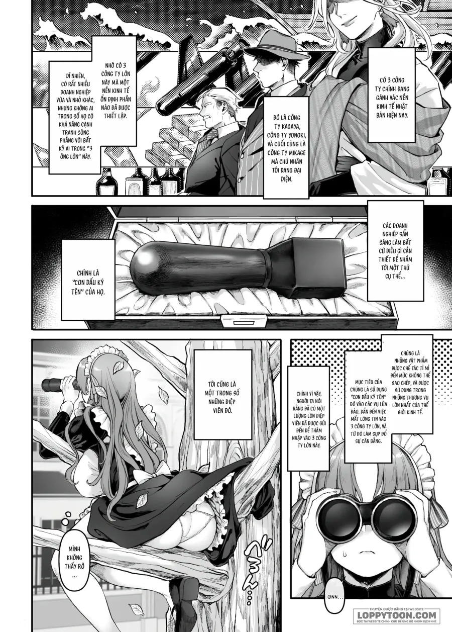 [18+] RTA Trả Nợ Của Nữ Điệp Viên Và Anh Chàng Hầu Gái! Chap 1.1 - trang 9