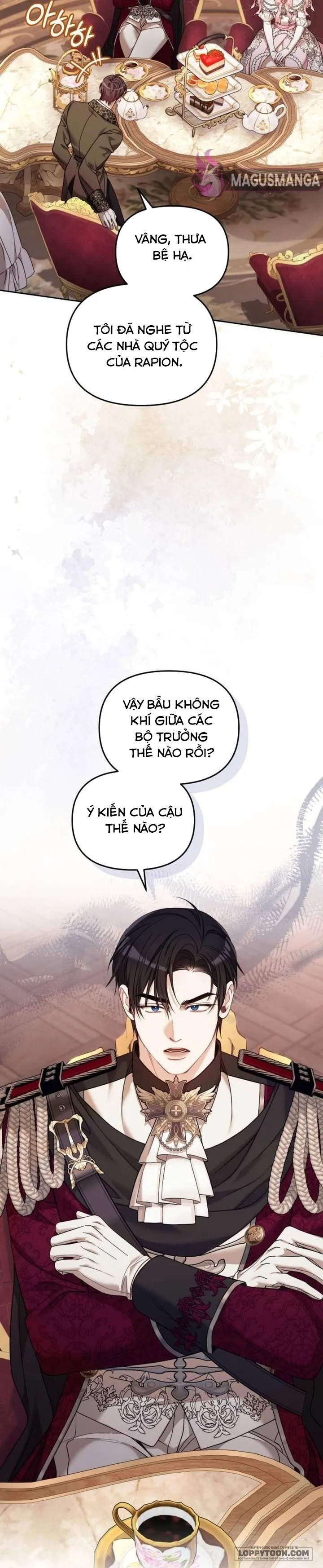 Tôi Đã Trải Qua Đêm Đầu Tiên Dù Chỉ Là Hoàng Hậu Thay Thế Chap 9 - trang 17