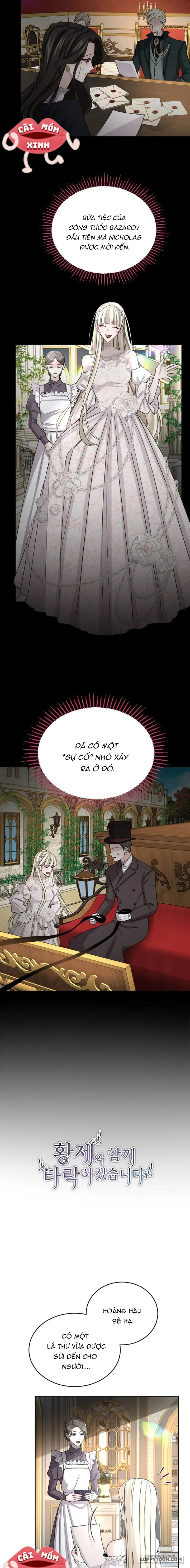 Tôi Sẽ Bị Trừ Khử Cùng Hoàng Đế Chap 39 - trang 2