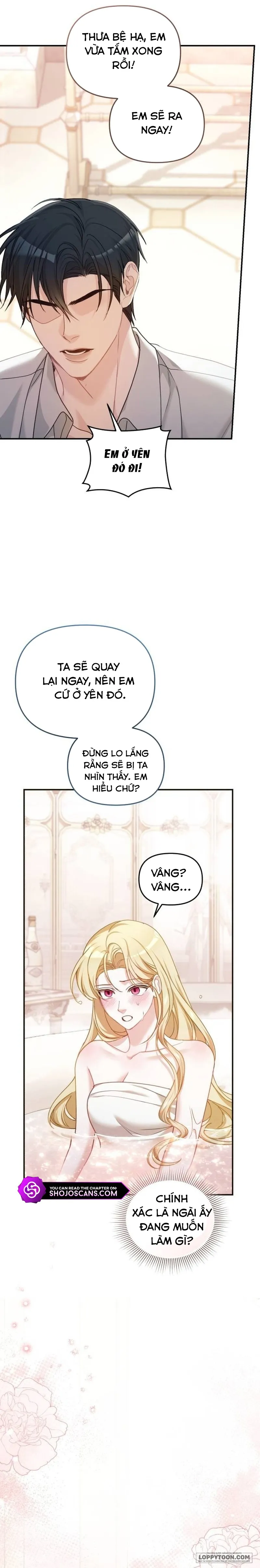 Tôi Đã Trải Qua Đêm Đầu Tiên Dù Chỉ Là Hoàng Hậu Thay Thế Chap 11 - trang 22