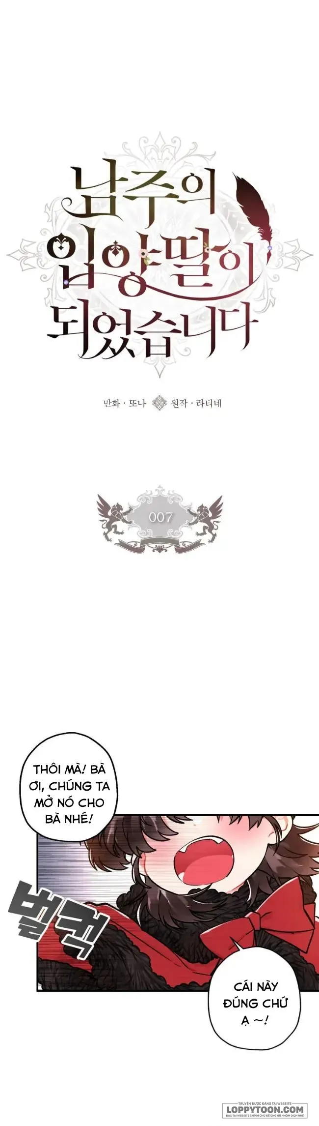Tôi Đã Trở Thành Con Gái Nuôi Của Nam Chính Chap 7 - trang 1