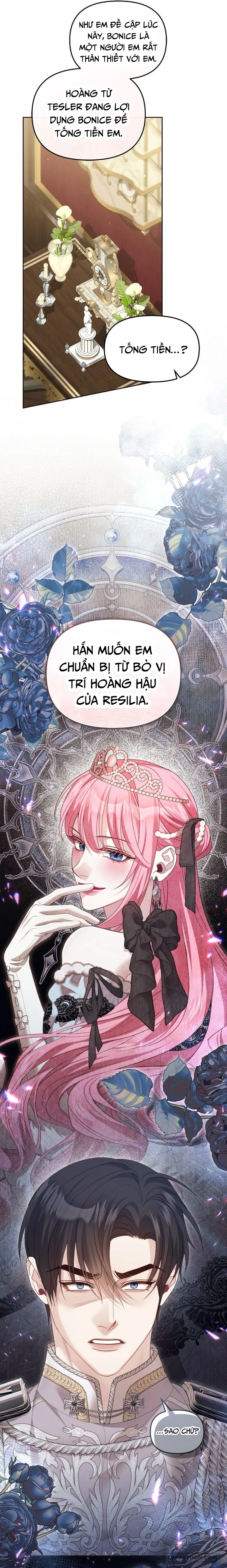 Tôi Đã Trải Qua Đêm Đầu Tiên Dù Chỉ Là Hoàng Hậu Thay Thế Chap 48 - trang 11