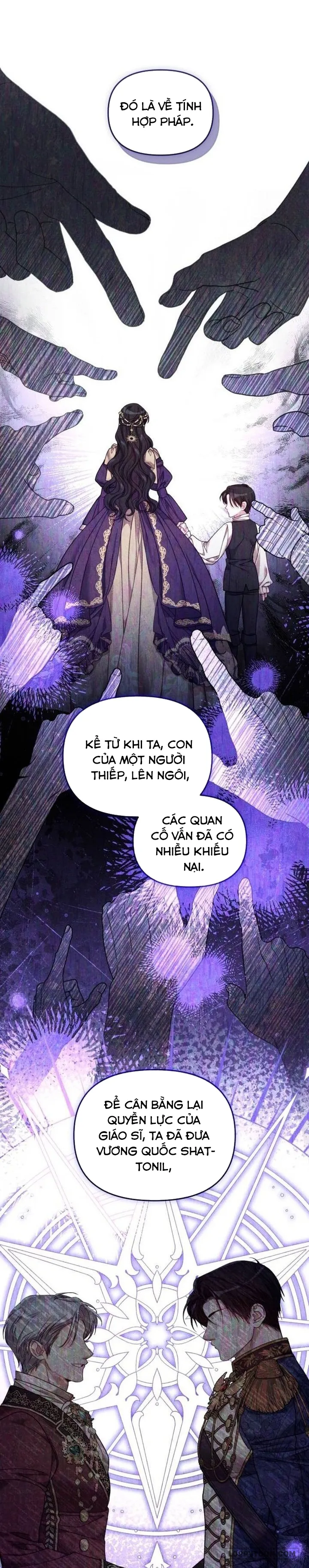 Tôi Đã Trải Qua Đêm Đầu Tiên Dù Chỉ Là Hoàng Hậu Thay Thế Chap 9 - trang 7