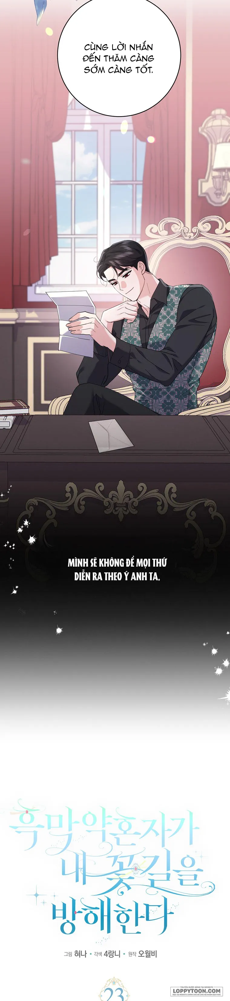 Vị Hôn Phu Phản Diện Cản Trở Con Đường Hoa Của Tôi Chap 23 - trang 6