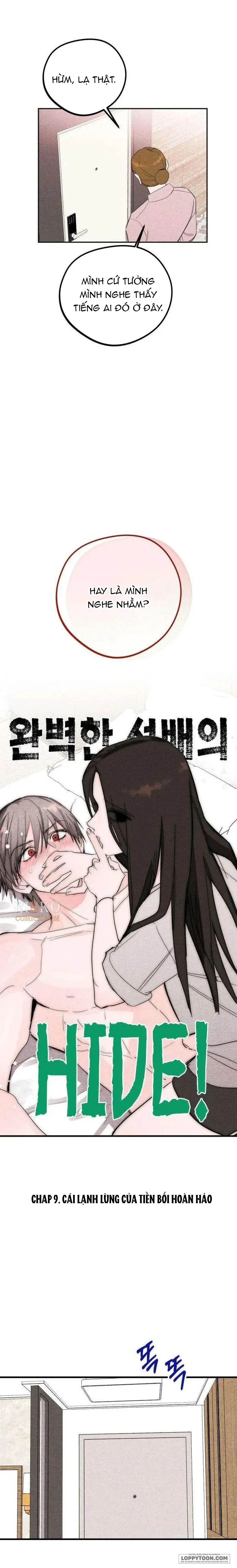 Bộ Mặt Che Giấu Của Tiền Bối Hoàn Hảo Chap 9 - Cái lạnh lùng của tiền bối - trang 1
