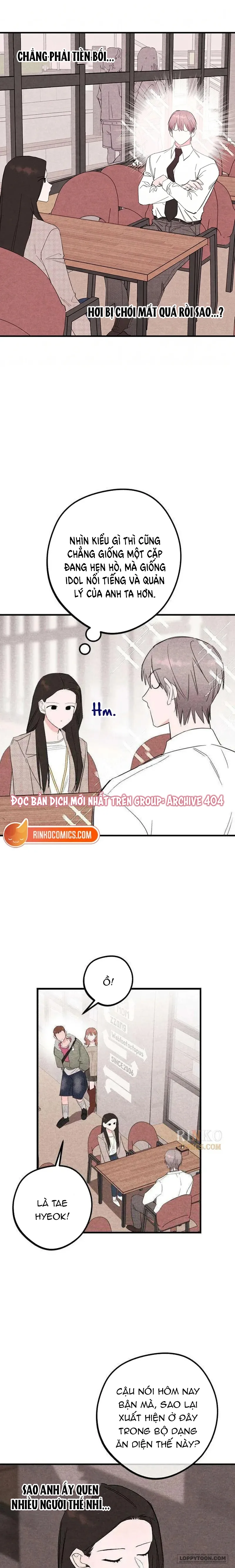 Bộ Mặt Che Giấu Của Tiền Bối Hoàn Hảo Chap 7 - Khoảng khắc khiến trái tim rung động - trang 4