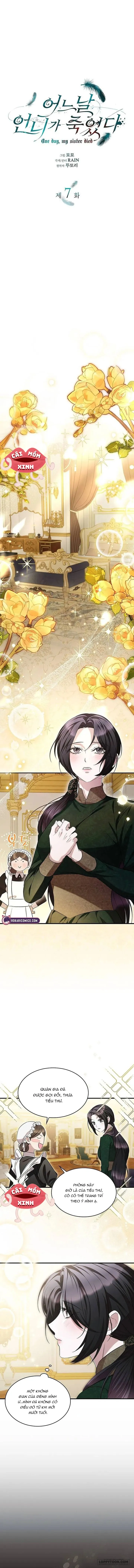 Vào Ngày Mà Chị Gái Tôi Qua Đời Chap 7 - trang 1